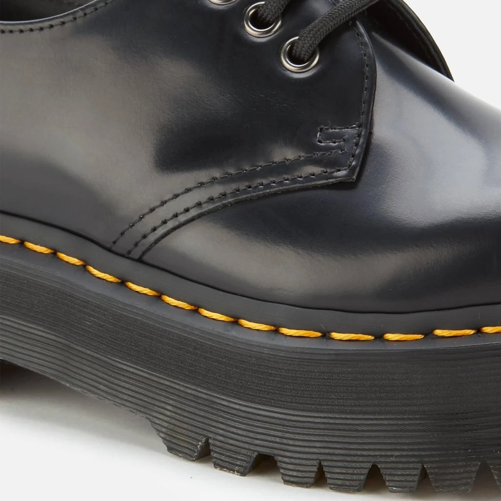 商品Dr. Martens|Dr. Martens 1461 Quad Leather 3-Eye Shoes - Black,价格¥1405-¥1494,第4张图片详细描述