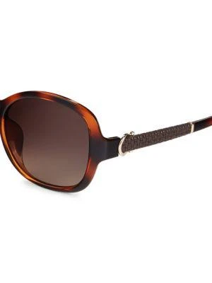 商品Salvatore Ferragamo|59M Round Sunglasses,价格¥523,第3张图片详细描述