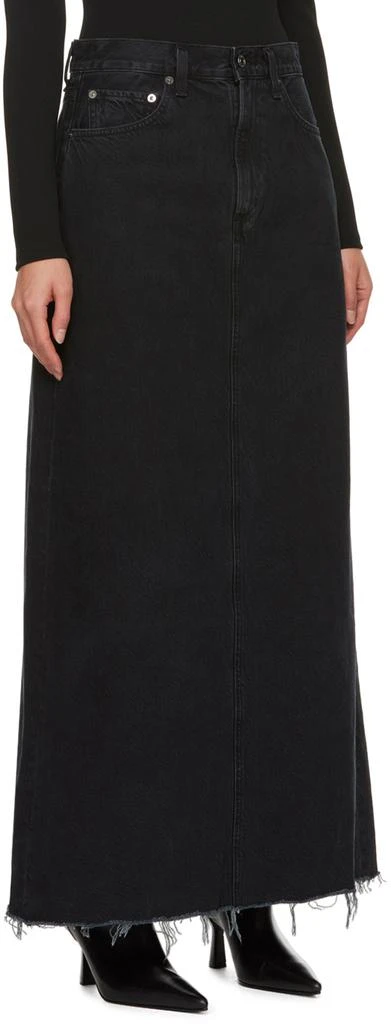 商品AGOLDE|Black Hilla Denim Maxi Skirt,价格¥983,第2张图片详细描述