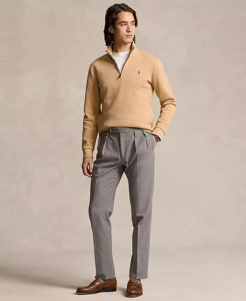 商品Ralph Lauren|Men's Double-Knit Mesh Quarter-Zip Pullover,价格¥866,第4张图片详细描述