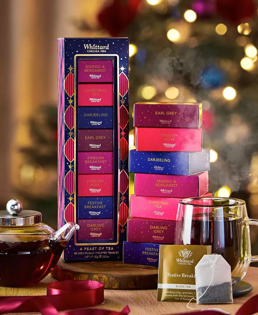 商品Whittard of Chelsea|Holiday Feast of Tea Gift Set, 8 Piece,价格¥199,第3张图片详细描述
