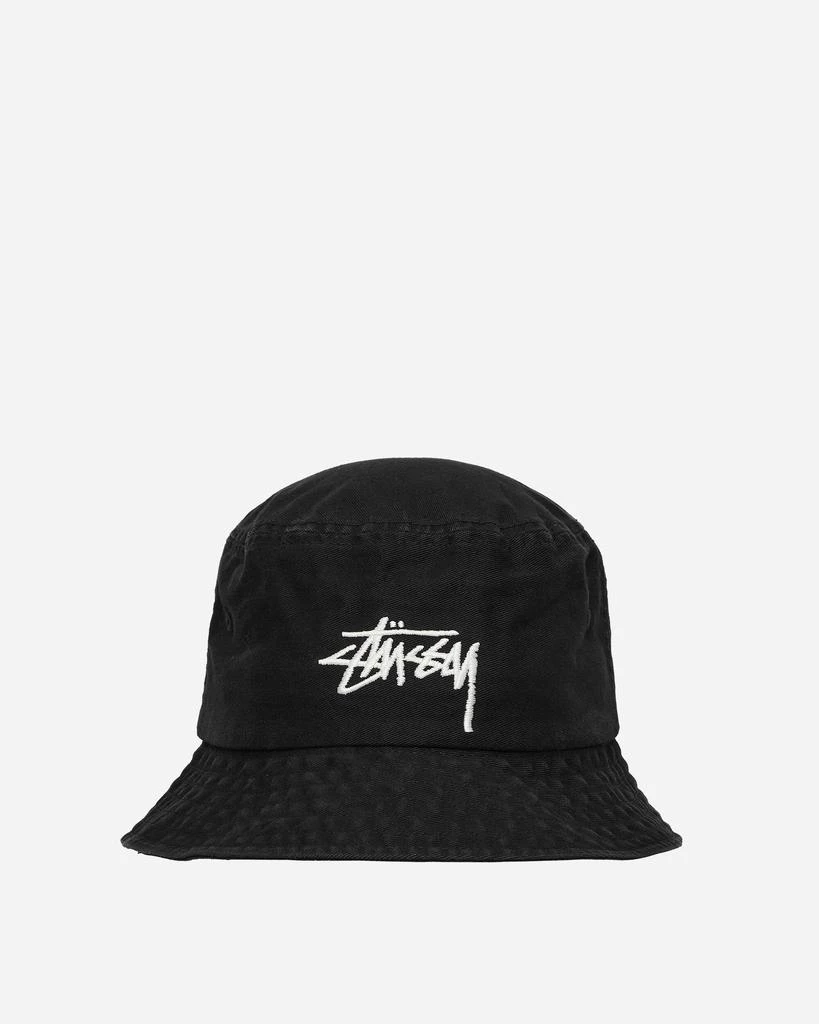 商品STUSSY|Big Stock Bucket Hat Black,价格¥425,第1张图片