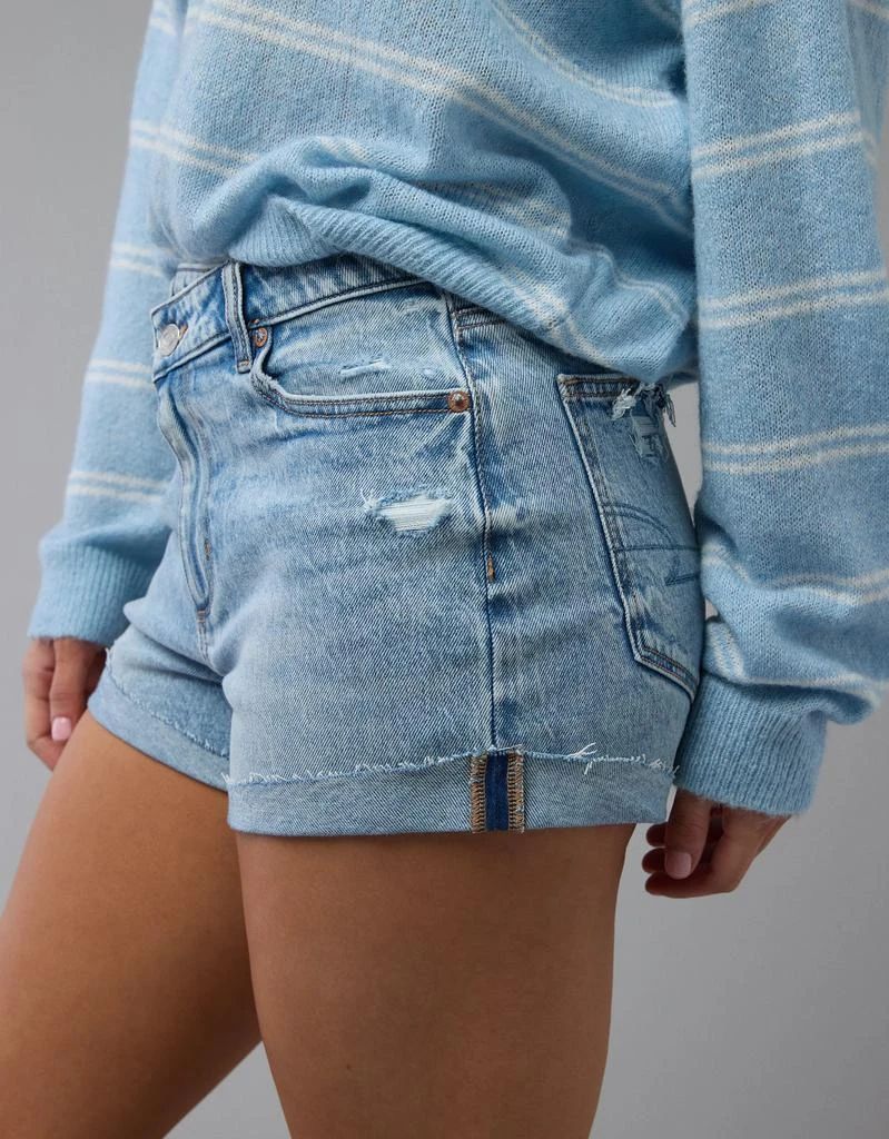 商品AE|AE Stretch Ripped Denim Mom Short,价格¥226,第5张图片详细描述
