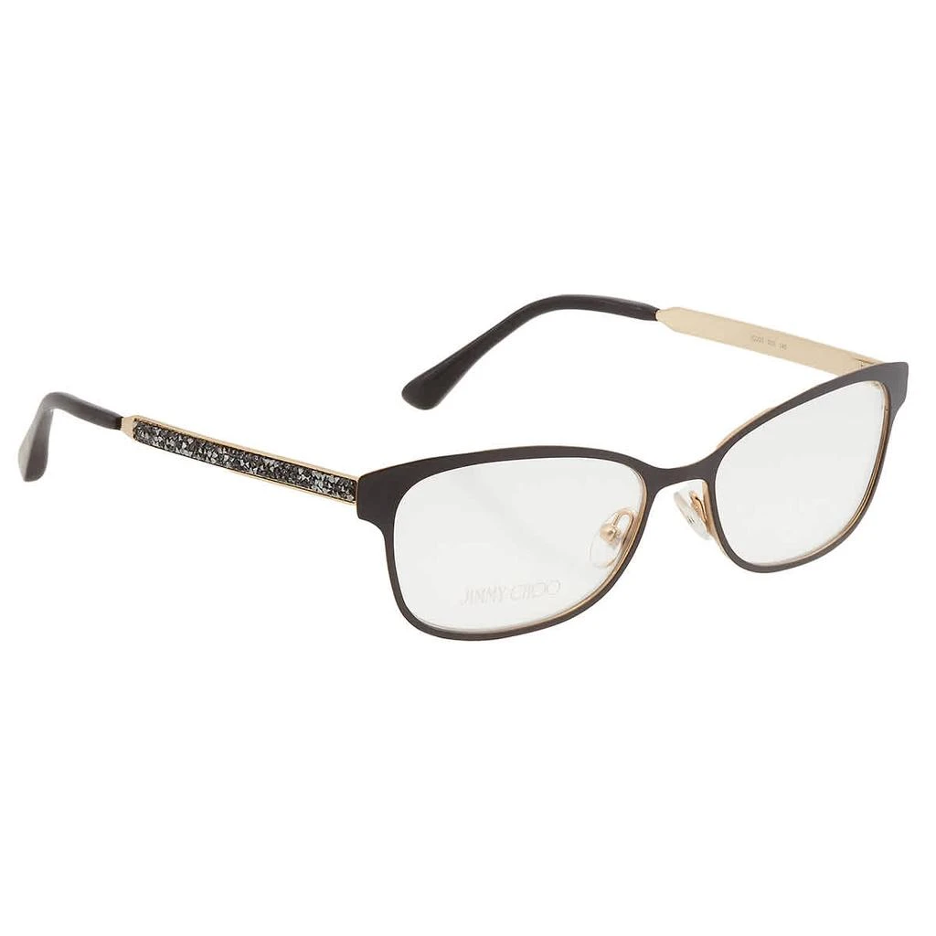 商品Jimmy Choo|Ladies Black Rectangular Eyeglass Frames Jc20300030054,价格¥606,第2张图片详细描述