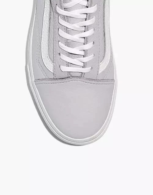 商品Madewell|Unisex Old Skool Lace-Up Sneakers in Tumbled Leather,价格¥317,第2张图片详细描述