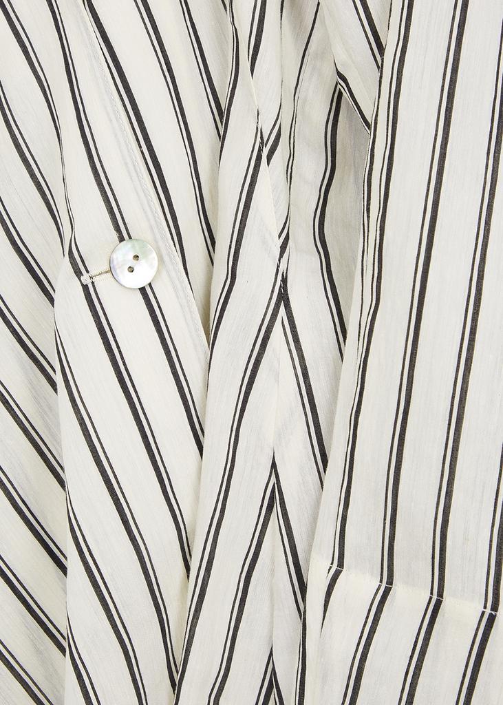 商品Vince|Striped rayon-blend shirt,价格¥2810,第7张图片详细描述