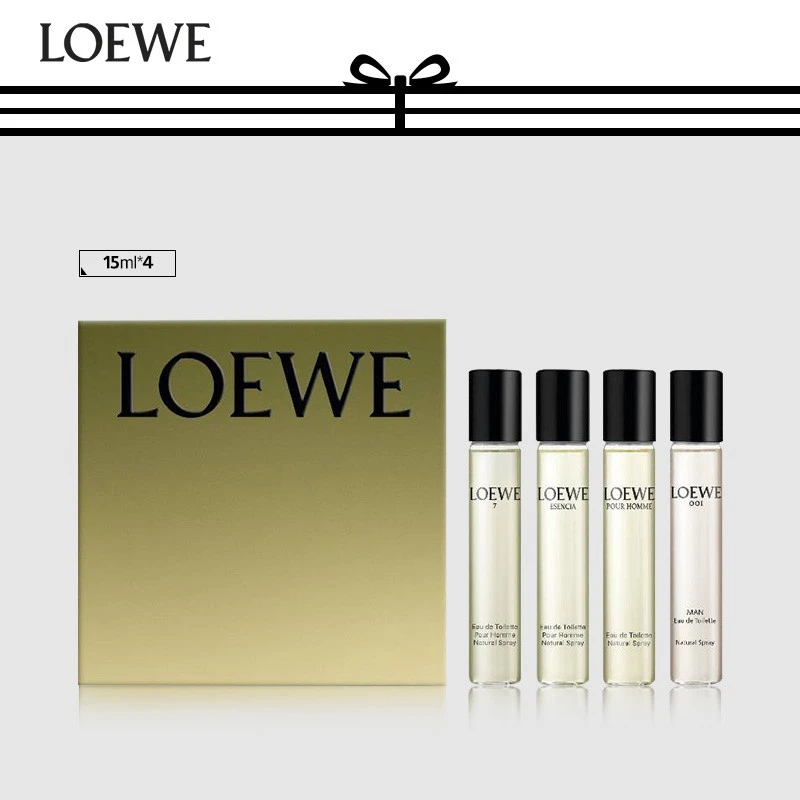 商品[国内直发] Loewe|罗意威男士香水精选礼盒（罗意威第七乐章男款淡香水15ML+罗意威黑色圆舞曲男士淡香水15ML+罗意威男士淡香水15ML+罗意威 001男款淡香水15ML）,价格¥323,第1张图片