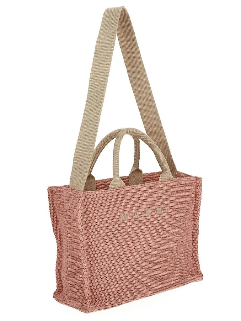 商品Marni|Raffia Effect Small Tote Bag,价格¥3875,第2张图片详细描述