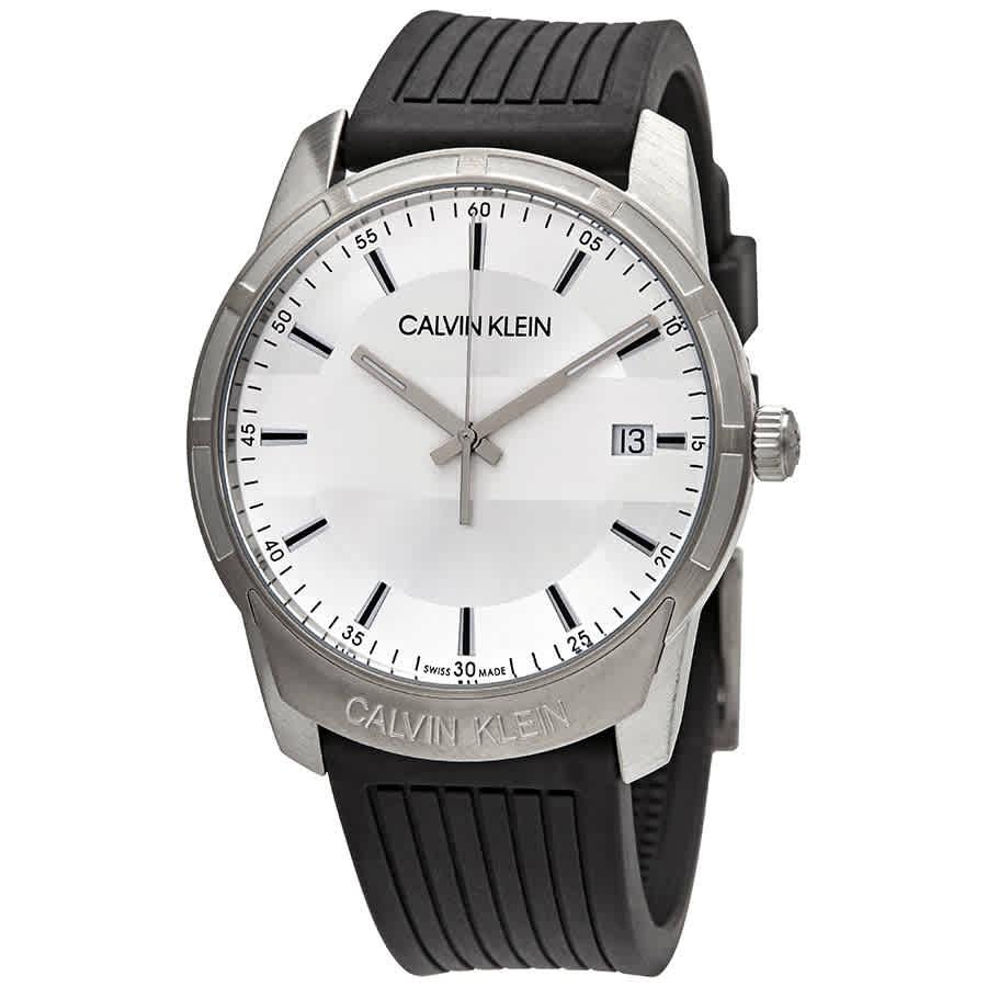 Calvin Klein Evidence Quartz Silver Dial Mens Watch K8R111D6商品第1张图片规格展示