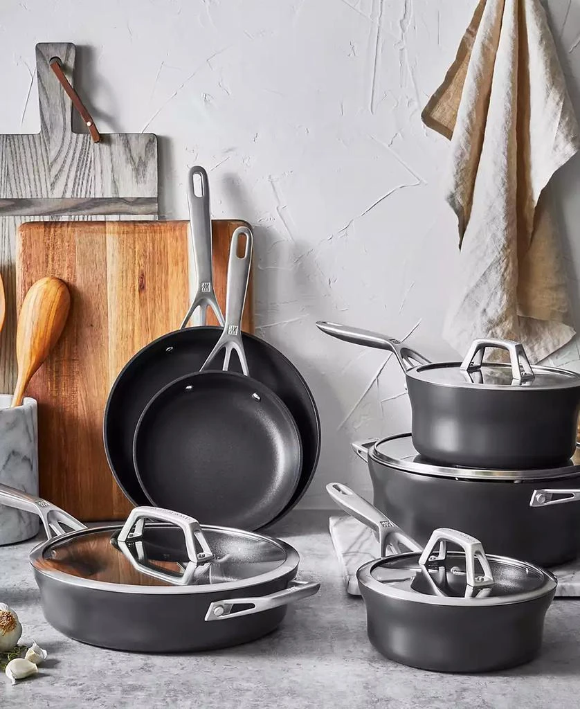 商品ZWILLING|ZWILLING Motion 10 Pc Aluminum Hard Anodized Nonstick Cookware Set,价格¥2991,第2张图片详细描述