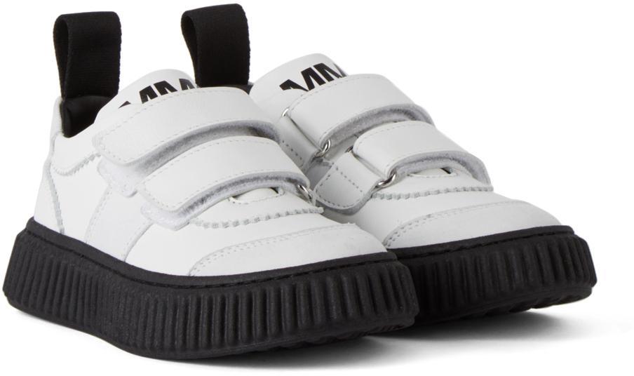 商品MAISON MARGIELA|Kids White Velcro Low Sneakers,价格¥1390,第6张图片详细描述