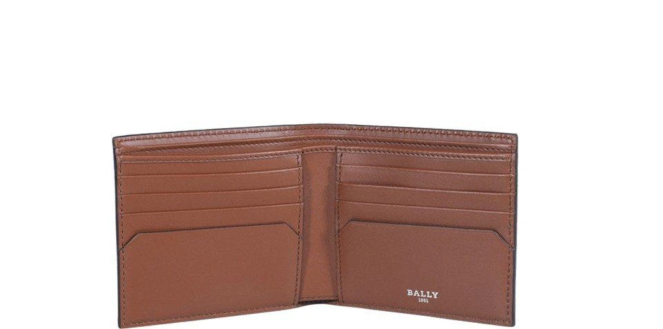 商品Bally|Bally Logo Monogram Printed Bifold Wallet,价格¥1202,第3张图片详细描述