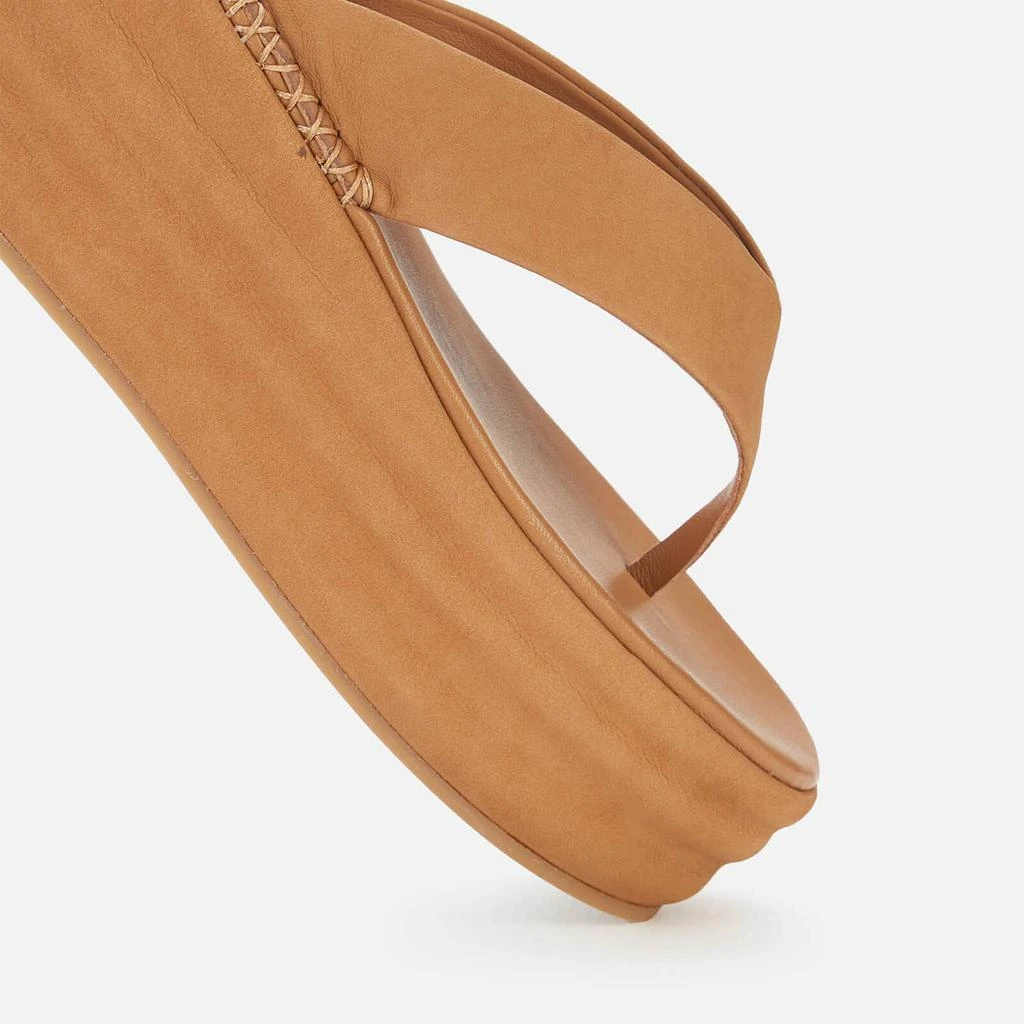 商品Free People|Free People Women's Haven Toe Post Flatform Sandals - Tan,价格¥91,第4张图片详细描述