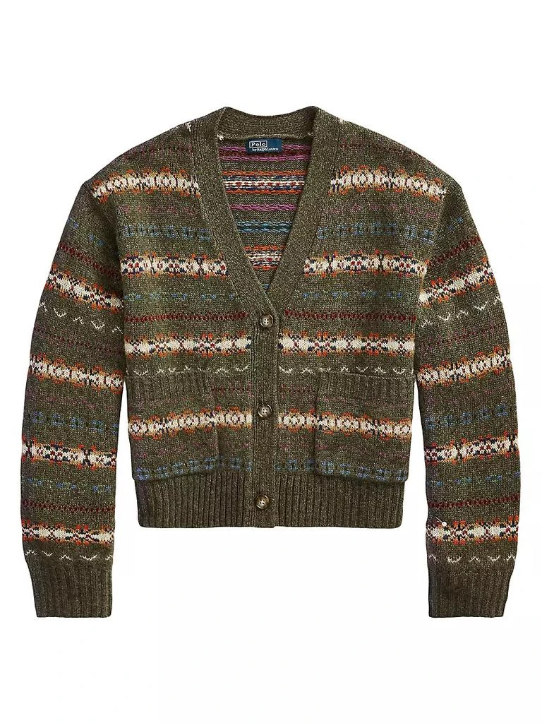 商品Ralph Lauren|Fair Isle-Inspired Wool-Blend Cardigan,价格¥1681,第1张图片