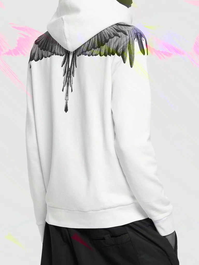 商品Marcelo Burlon|Icon Wings Print Cotton Hoodie,价格¥4643,第2张图片详细描述