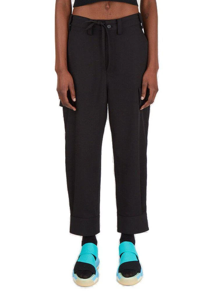 商品Y-3|Y-3 High Waist Cropped Cargo Trousers,价格¥1890,第1张图片