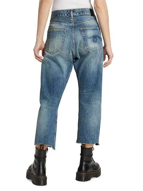 商品R13|Crossover Distressed Jeans,价格¥1786,第5张图片详细描述