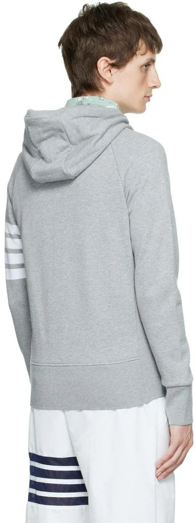 商品Thom Browne|Gray 4-Bar Hoodie,价格¥3398,第3张图片详细描述