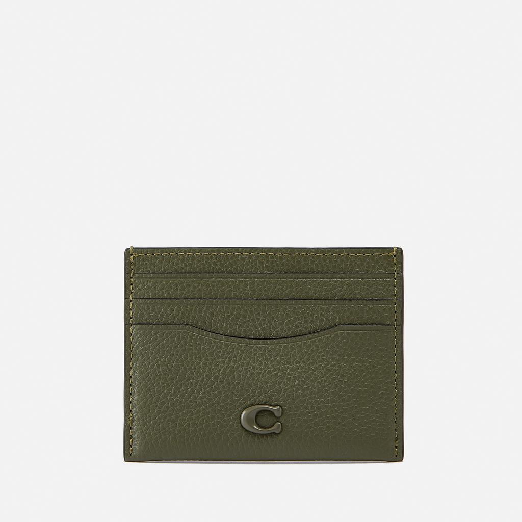 Coach Pebble-Grain Leather Card Holder商品第1张图片规格展示