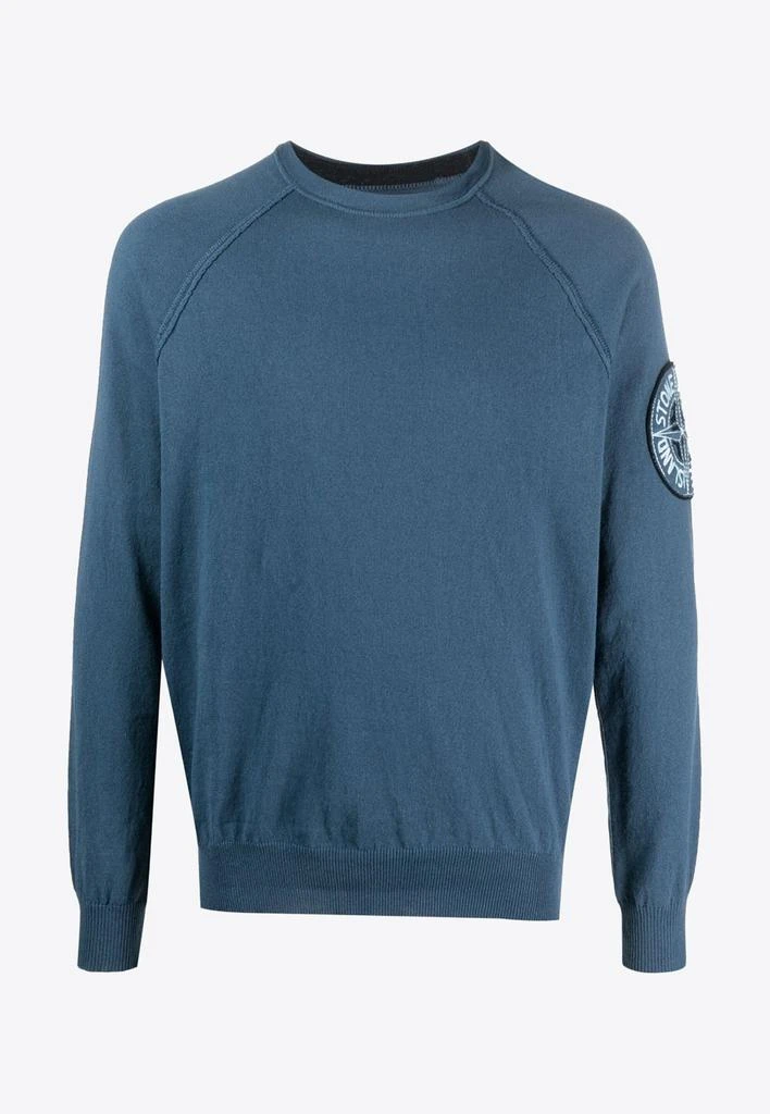 商品Stone Island|Logo-Patch Pullover Sweatshirt,价格¥1233,第1张图片