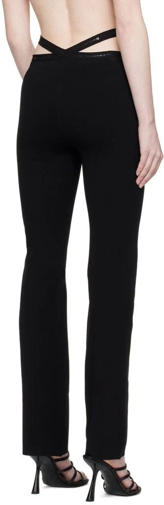 商品Alexander Wang|Black Criss-Cross Leggings,价格¥1398,第3张图片详细描述