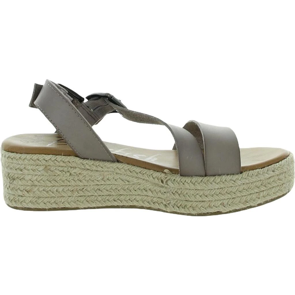 商品Blowfish|Blowfish Womens Laine Rope Faux Leather Open Toe Wedge Sandals,价格¥100,第2张图片详细描述