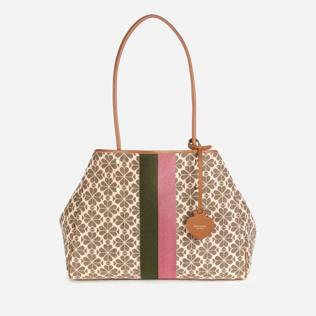 商品Kate Spade|Kate Spade New York Women's Everything Spade Flower Jacquard Tote Bag - Pink Multi,价格¥2381,第1张图片