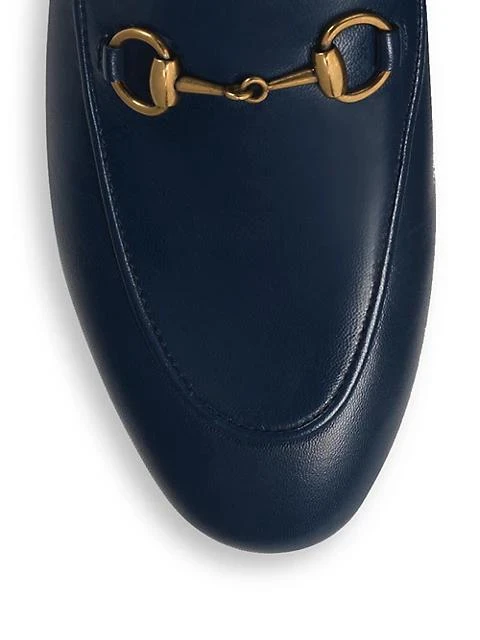 商品Gucci|Jordaan Leather Loafers,价格¥5496,第3张图片详细描述