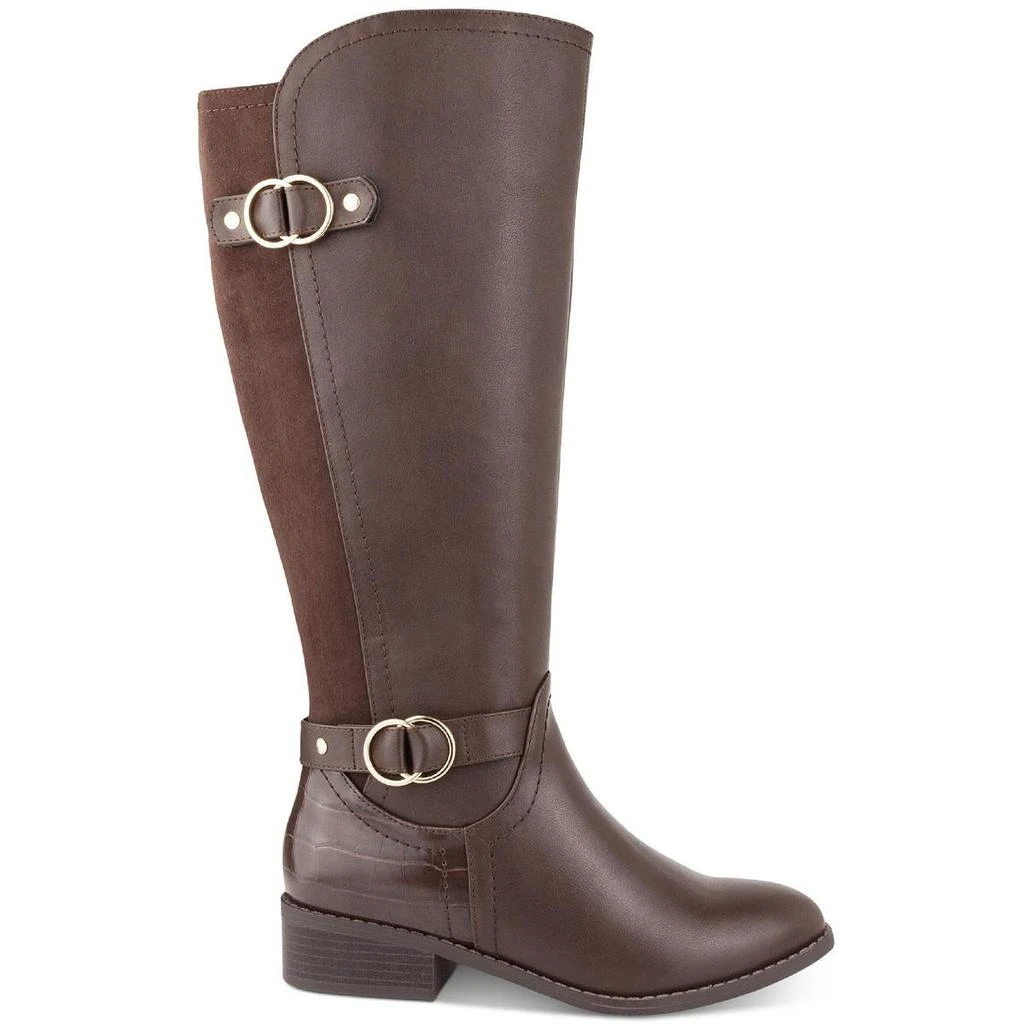 商品Karen Scott|Karen Scott Womens Leandraa Faux Leather Tall Knee-High Boots,价格¥138,第4张图片详细描述