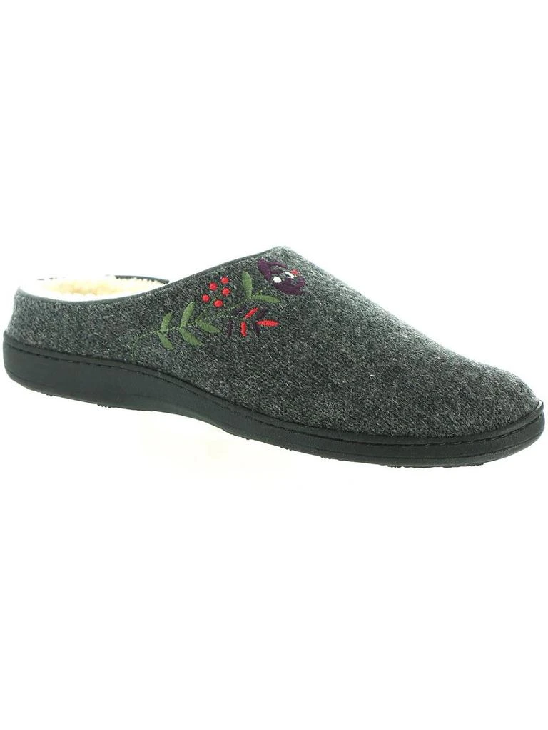 商品Acorn|Flora Hoodback Womens Slip On Embroidered Slide Slippers,价格¥374,第3张图片详细描述