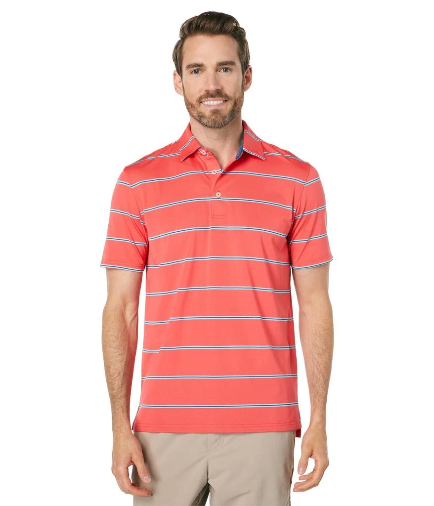 商品Southern Tide|Driver Wrenn Stripe Performance Polo,价格¥598,第1张图片