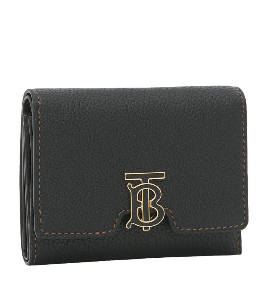 商品Burberry|Grained Leather TB Monogram Folding Wallet,价格¥4022,第4张图片详细描述
