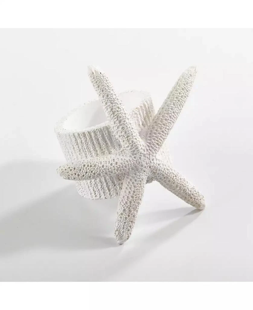商品Saro Lifestyle|Neptune Collection Starfish Napkin Ring, Set of 4,价格¥175,第1张图片