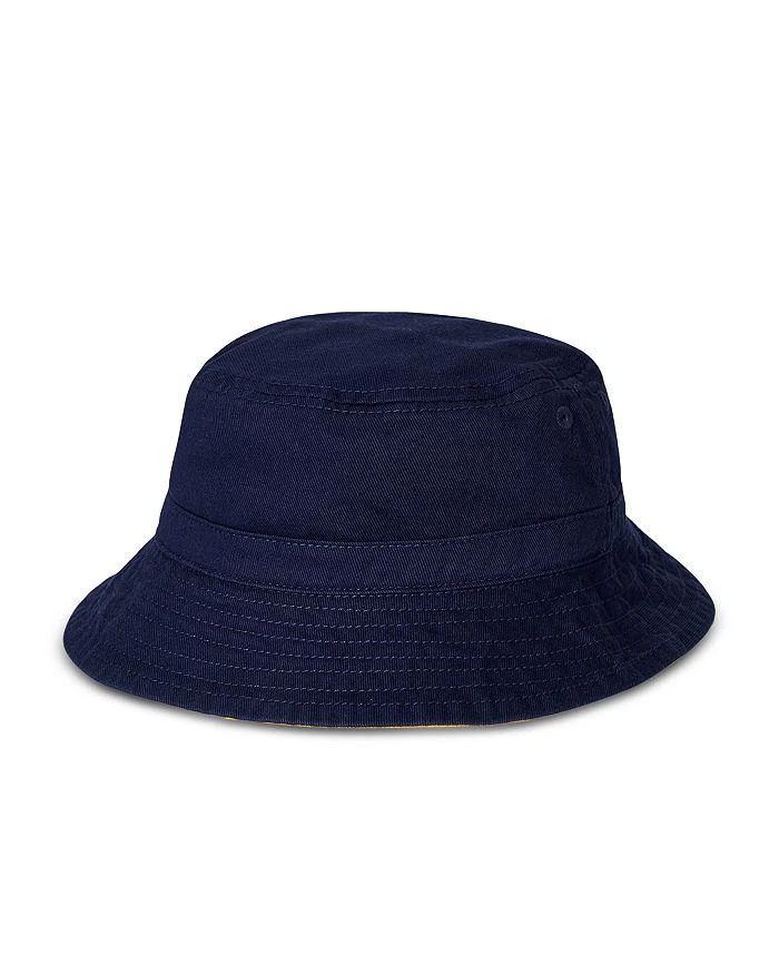 商品Ralph Lauren|Polo Boys' Polo Bear Reversible Twill Bucket Hat - Baby,价格¥264,第2张图片详细描述