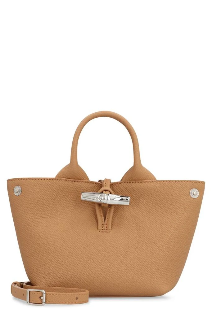 商品Longchamp|Longchamp Le Roseau Xs Leather Handbag,价格¥4373,第1张图片