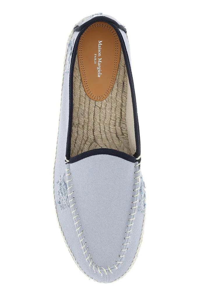 商品MAISON MARGIELA|Powder blue canvas espadrilles,价格¥2069,第3张图片详细描述