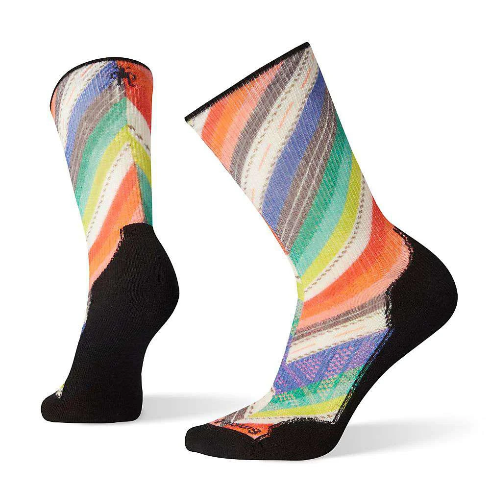 商品SmartWool|Smartwool Women's PhD Outdoor Light Print Crew Sock 羊毛袜,价格¥140,第1张图片