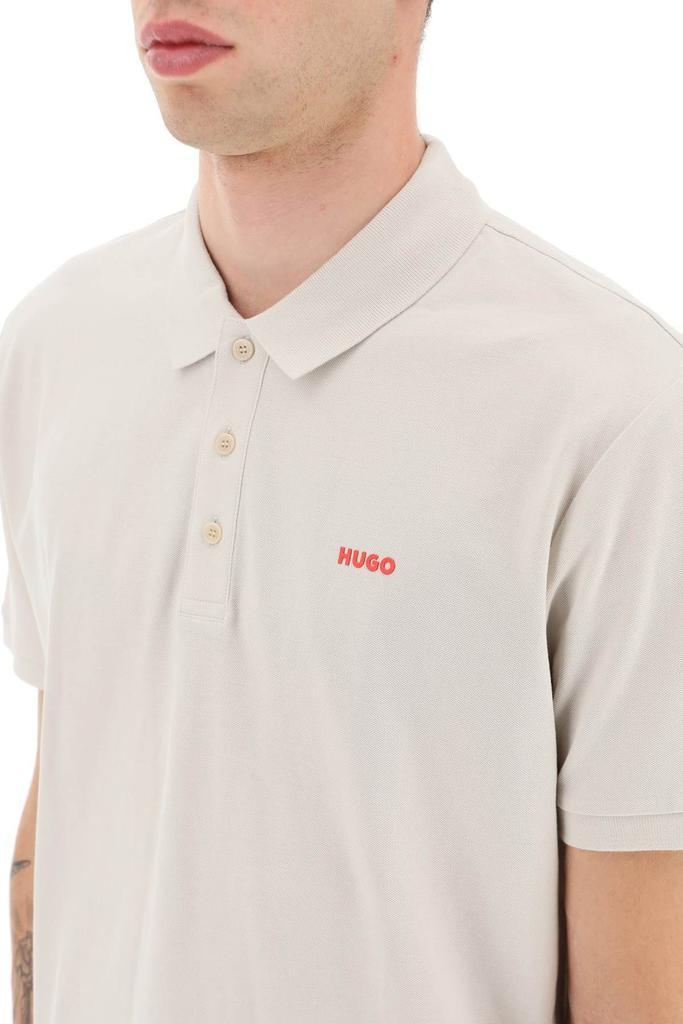 商品Hugo Boss|REGULAR-FIT POLO SHIRT WITH LOGO,价格¥293,第7张图片详细描述