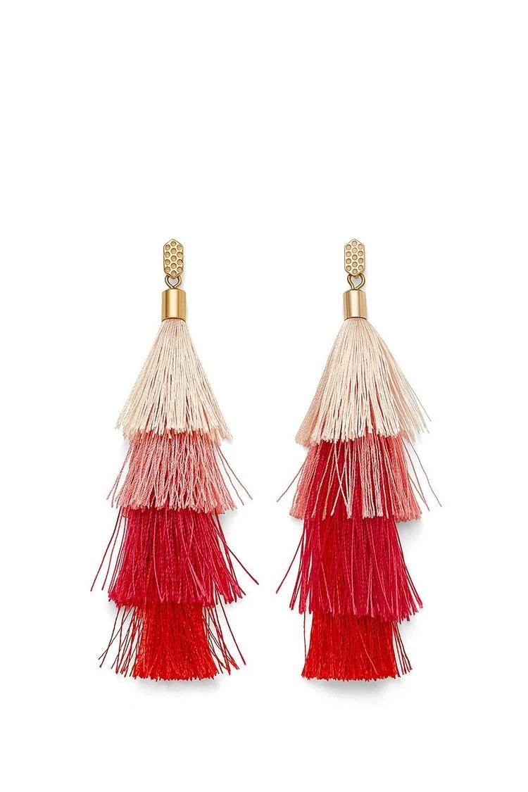 商品Rebecca Minkoff|多层流苏耳环,价格¥215,第1张图片