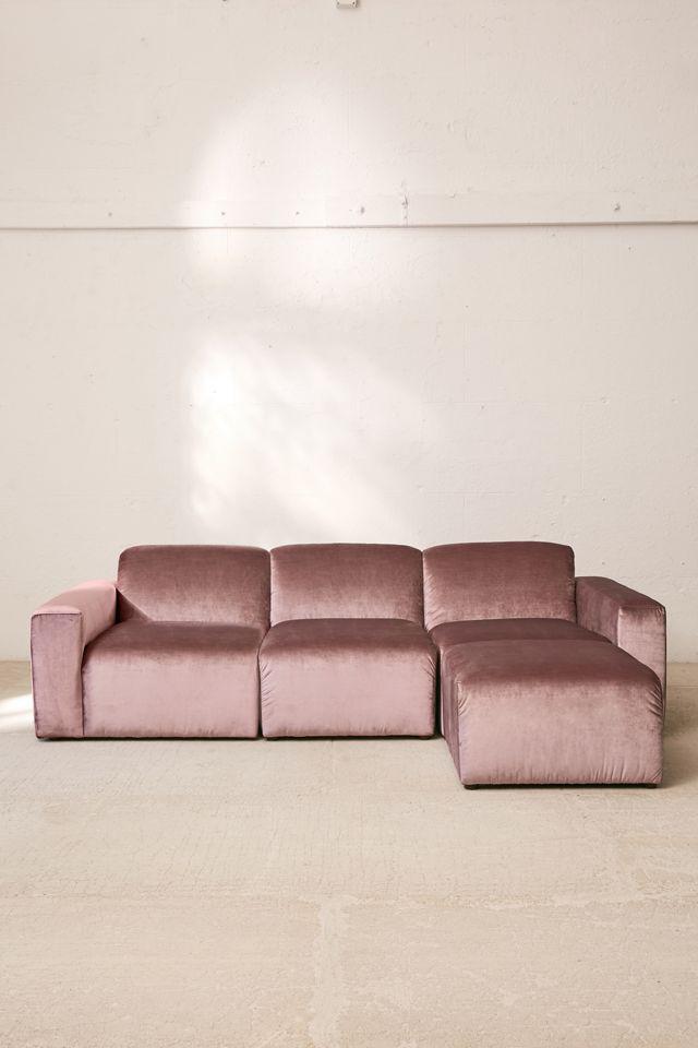 商品Urban Outfitters|Modular Velvet Sofa,价格¥3505-¥4785,第4张图片详细描述