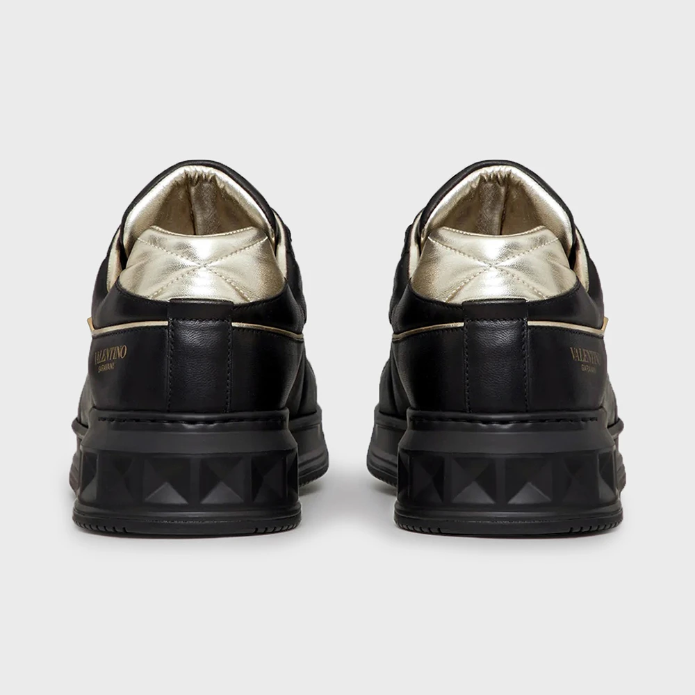 VALENTINO 男士黑色皮革运动鞋 1Y2S0E71-RUS-ED6 商品