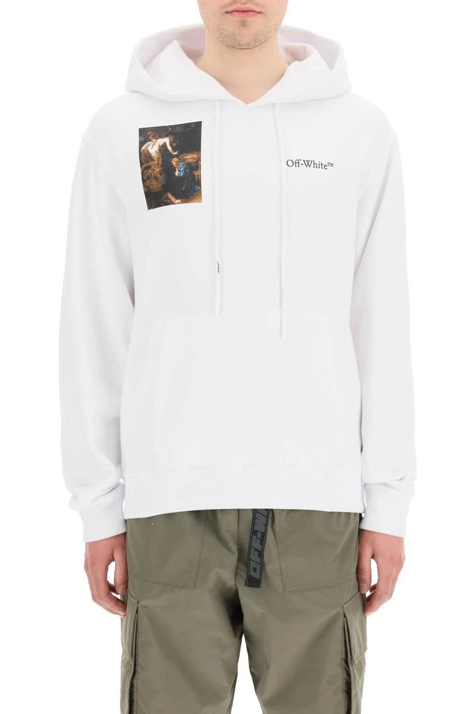 商品Off-White|Off-white caravaggio print hoodie,价格¥2403,第2张图片详细描述