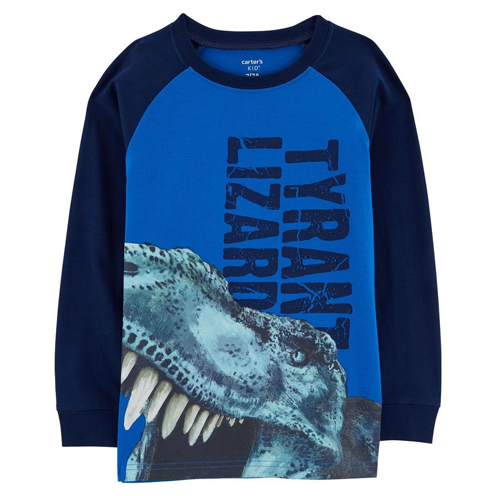 Big Boys Long Sleeve Lizard Jersey T-shirt商品第1张图片规格展示