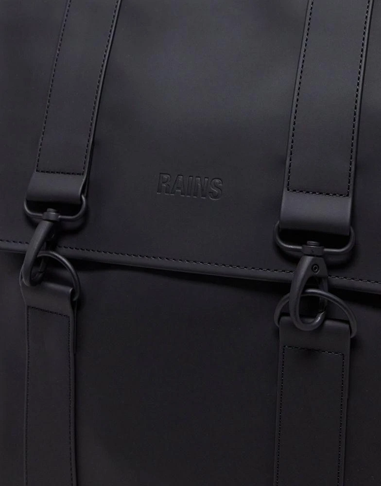 商品RAINS|Rains unisex MSN large backpack in black - BLACK,价格¥823,第4张图片详细描述
