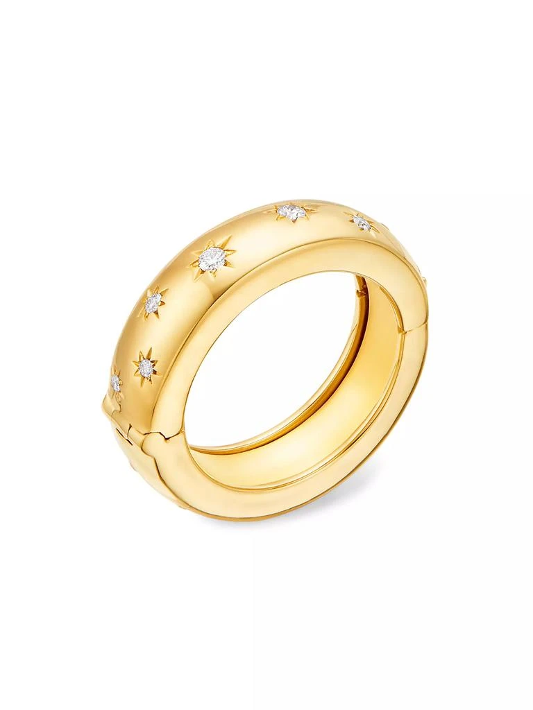 商品Temple St. Clair|Cosmos 18K Yellow Gold & Diamond Secret Band,价格¥48489,第1张图片