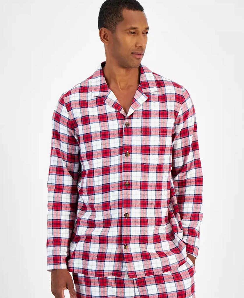 Men's 2-Pc. Sato Plaid Flannel Pajama Set, Created for Macy's 商品