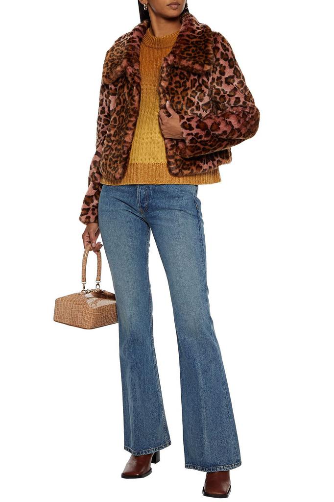 Urban Tiger leopard-print faux fur jacket商品第2张图片规格展示