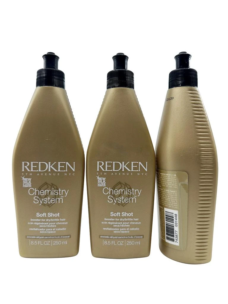 商品Redken|Chemistry System Soft Shot Booster for Dry & Brittle Hair 8.5 OZ Set of 3,价格¥307,第2张图片详细描述