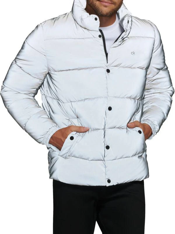 商品Calvin Klein|Sheen Water-Resistant Down Puffer Jacket,价格¥1218,第5张图片详细描述