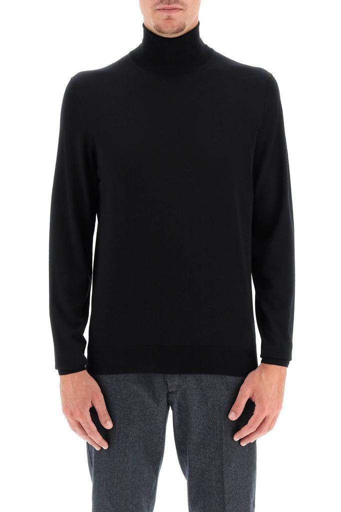 Drumohr turtleneck sweater in superfine merino wool商品第2张图片规格展示